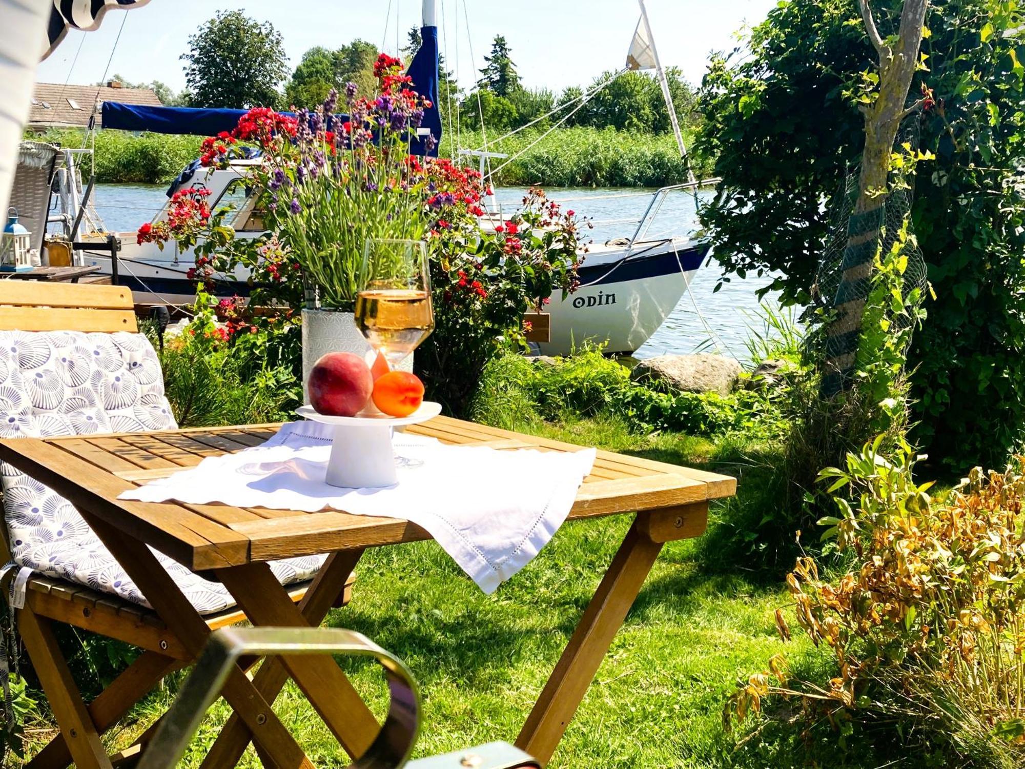 Auszeit Am Haffufer Apartment Wilhelmshof Bagian luar foto